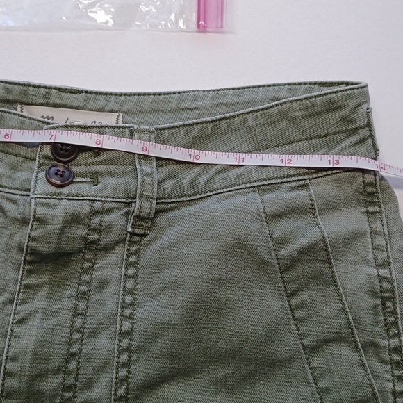 Madewell light green jeans womens plus size 26 several pockets front- back - Picture 5 of 16